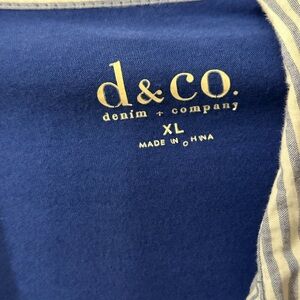 Denim&Co Royal Blue Top size XL